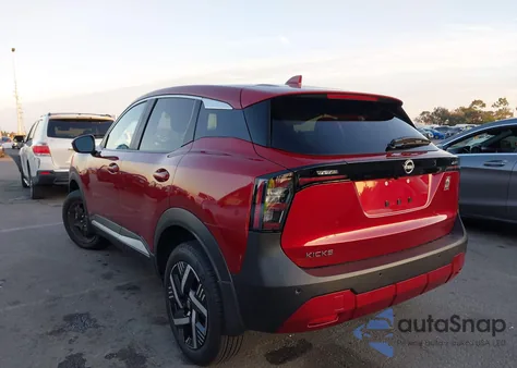 2025 Nissan Kicks Sv Fwd z USA, uszkodzony, nr VIN 3N8AP6CA9SL393692